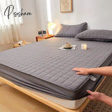 Pisoshare Thickened Laminated Cotton Adjustable Fitted Sheet 160X200 Quilting Process Mattress