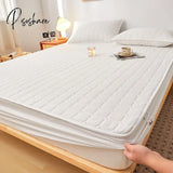 Pisoshare Thickened Laminated Cotton Adjustable Fitted Sheet 160X200 Quilting Process Mattress