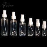 Pisoshare Travel Transparent Refillable Bottles Clear Plastic Perfume Atomizer Small Sprayer Bottle