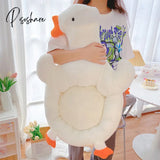 Pisoshare Vnew Cute Duck One-Piece Plush Cushion For Chair Office Seat Butt Mat Soft Stuffed Waist