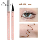 Pisoshare Waterproof Colorful Eyeliner Pencil Long-Lastinganti-Oil Long-Lasting White Black Red