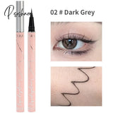 Pisoshare Waterproof Colorful Eyeliner Pencil Long-Lastinganti-Oil Long-Lasting White Black Red