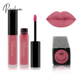 Pisoshare Waterproof Matte Liquid Lipstick Makeup Red Lip Long Lasting Gloss Mate Black Stick Easy