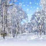 Pisoshare Winter Snow Pine Forest Snowflake Wallpaper Natural Scenic Photo Background Photographic