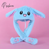 Plush Hat Glowing Ears Bunny Party Decor Cute Cartoon Toy Funny Birthday Gift Light Top Halloween