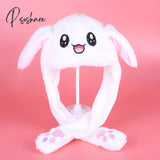 Plush Hat Glowing Ears Bunny Party Decor Cute Cartoon Toy Funny Birthday Gift Light Top Halloween