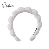 Plush Headband Hair Hoop Bread Curl Headdress Women Girl Wash Face Makeup Headgear Party Casual