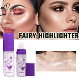 Polvo De Hadas Fairy High Light Pat Powder Body Highlighter Brighten Natural Three-Dimensional