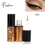 Professional New Shiny Eye Liners Cosmetics For Women Pigment Silver Rose Gold Color Liquid Glitter