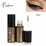 Professional New Shiny Eye Liners Cosmetics For Women Pigment Silver Rose Gold Color Liquid Glitter