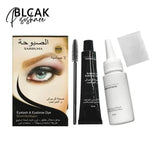 Professional Series Henna Eyelash Eyebrow Dye Tint Gel Brown Black Color Cream Kit 15-Minute Fast