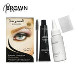 Professional Series Henna Eyelash Eyebrow Dye Tint Gel Brown Black Color Cream Kit 15-Minute Fast