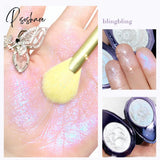 Purple Diamond Moonlight Highlight Palette Shimmer Shiny Highlighter Facial Illuminator