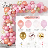 Purple Pink Balloons Garland Arch Kit Macaroon Latex Ballons Wedding Birthday Party Decor Kids