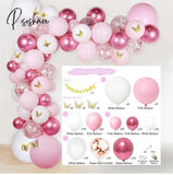 Purple Pink Balloons Garland Arch Kit Macaroon Latex Ballons Wedding Birthday Party Decor Kids