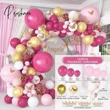 Purple Pink Balloons Garland Arch Kit Macaroon Latex Ballons Wedding Birthday Party Decor Kids