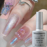 Rainbow Cat Eye Magnetic Gel Polish Colorful Reflective Glitter Universal Nail Can Be Use On Any