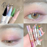 Rainbow Liquid Eyeliner Waterproof Color Pencil Long-Lasting Eye Liner Pen Quick-Dry No Blooming