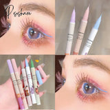 Rainbow Liquid Eyeliner Waterproof Color Pencil Long-Lasting Eye Liner Pen Quick-Dry No Blooming