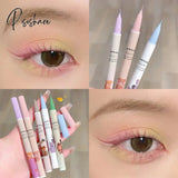 Rainbow Liquid Eyeliner Waterproof Color Pencil Long-Lasting Eye Liner Pen Quick-Dry No Blooming