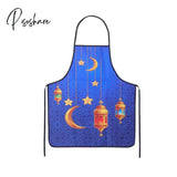 Ramadan Decoration Baking Anti-Hot Oven Pat Gloves Mat Eid Mubarak Kitchen Aprons For Party Islamic