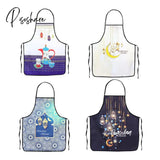 Ramadan Decoration Baking Anti-Hot Oven Pat Gloves Mat Eid Mubarak Kitchen Aprons For Party Islamic