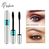 Rimel Vibely 4D Silk Fiber Eyelash Mascara Waterproof Long-Lasting Extra Volume Lengthening Lash