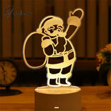 Romantic Love 3D Acrylic Led Lamp For Home Children’s Night Light Table Birthday Party Decor