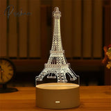 Romantic Love 3D Acrylic Led Lamp For Home Children’s Night Light Table Birthday Party Decor