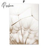 Sand Falling Dandelion Reed Grass Flower Wall Art Prints Canvas Painting Abstract Nordic Poster