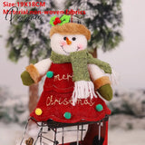 Santa Velvet Gift Bags Christmas Apple Candy Bag Decorations For Home Navidad Noel Xmas Ornaments