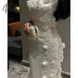 Saudi Arabia Strapless Formal Women Evening Dresses Fashion Long Birthday Prom Gowns For Wedding