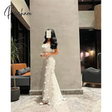 Saudi Arabia Strapless Formal Women Evening Dresses Fashion Long Birthday Prom Gowns For Wedding