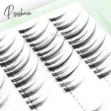 Segmented Little Devil False Eyelashes Bridal Makeup Fairy Hair Natural Imitation Grafting Cos