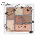 Seven-Color Rose Pink Color Eyeshadow Palette Pearly Matte Glitter Pallete Shiny Earth Eye Shadow