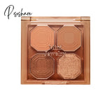 Seven-Color Rose Pink Color Eyeshadow Palette Pearly Matte Glitter Pallete Shiny Earth Eye Shadow
