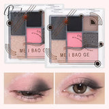 Seven-Color Rose Pink Color Eyeshadow Palette Pearly Matte Glitter Pallete Shiny Earth Eye Shadow