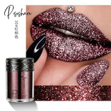 Sexy Matte Lipstick Metallic Lip Gloss Diamond Waterproof Liquid Lipgloss Makeup Lipstick Long