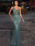 Sexy One Shoulder Backless Prom Gown Sparkly Sequins Beads Cocktail Dresses Luxury Straight Long Evening Dress Robe De Mariée