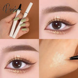 Shimmer Highlighter Pencil Smooth Long Lasting Waterproof Diamond Champagne Gold Pink Brighten Eye