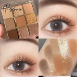 Shimmer Pearlescent Eyeshadow Palette Long-Lasting Waterproof Glitter For Eyes Korean Makeup