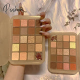 Shimmer Pearlescent Eyeshadow Palette Long-Lasting Waterproof Glitter For Eyes Korean Makeup