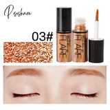 Shiny Liquid Eyeliner Long Lasting Makeup Pigment Eye Liner Cosmetics For Women Silver Rose Gold