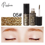 Shiny Liquid Eyeliner Long Lasting Makeup Pigment Eye Liner Cosmetics For Women Silver Rose Gold