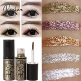 Shiny Liquid Eyeliner Long Lasting Makeup Pigment Eye Liner Cosmetics For Women Silver Rose Gold