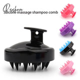 Silicone Scalp Massage Comb Head Body To Wash Clean Care Hair Root Itching  Shower Brush Soft Silicone Shampoo Brush Hair Tools