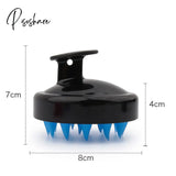 Silicone Scalp Massage Comb Head Body To Wash Clean Care Hair Root Itching Shower Brush Soft