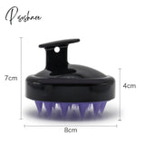 Silicone Scalp Massage Comb Head Body To Wash Clean Care Hair Root Itching Shower Brush Soft