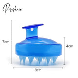 Silicone Scalp Massage Comb Head Body To Wash Clean Care Hair Root Itching Shower Brush Soft