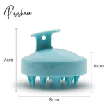 Silicone Scalp Massage Comb Head Body To Wash Clean Care Hair Root Itching Shower Brush Soft